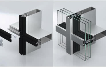 Schüco AOC 50/60 Reno - sposób na szybką modernizację fasady aluminiowej